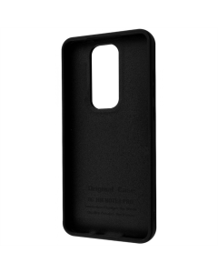 Чехол-накладка для Xiaomi Redmi Note 8 Pro WAVE Doodle Case Черный (Цветы)