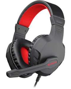 Навушники накладні Defender Сujo Червоні Чорні (Black Red)