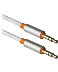 Кабель AUX Defender JACK01-03 M/M 1.2м Білий (White)