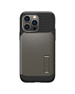 Чохол накладка для iPhone 14 Pro Spigen Slim Armor with MagFit Бронзова (Gunmetal)