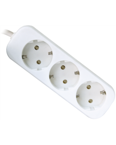 Мережевий фільтр Defender E330 3 роз (3м) Білий (White)