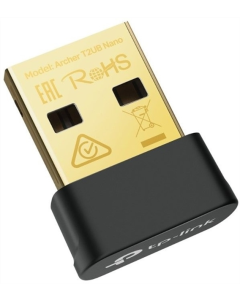 Wi-Fi адаптер TP-Link Archer T2UB nano AC600 BT 4.2 USB2.0 Чорний (Black)