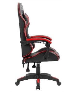 Крісло ігрове Defender (64337) xCom клас 4, PU Чорне Червоне (Black Red)