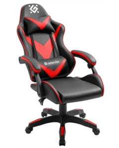Кресло игровое Defender (64337) xCom класс 4, PU Черное Красное (Black Red)