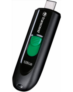 USB Флеш 128Gb Transcend USB 3.2 Type-C JetFlash 790C Чорна (Black)