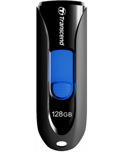 USB Флеш 128Gb Transcend JetFlash 790 USB 3.1 Чорна (Black)