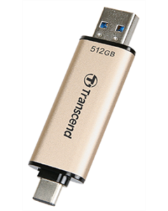 USB Флеш 512Gb Transcend JetFlash 930C Золотий (Gold)