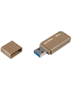 USB флеш-накопитель 16 Гб Goodram UME3 USB 3.2 ECO FRIENDLY коричневого цвета