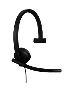 Навушники накладні Logitech H570e Corded Mono USB-A Чорні (Black)