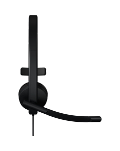 Навушники накладні Logitech H570e Corded Mono USB-C Чорні (Black)