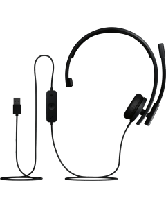 Навушники накладні Logitech H570e Corded Mono USB-C Чорні (Black)