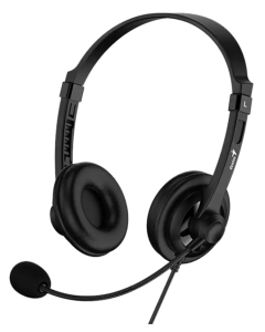 Наушники полноразмерные Genius HS-230U USB-C 2.4м Черные (Black)