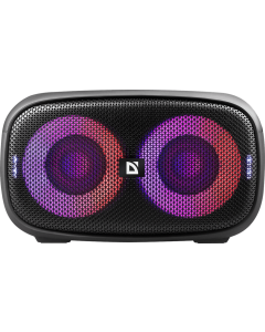 Колонка Defender Q5 20W, Light/BT/FM/USB/TF/IPX5 Чорний (Black)