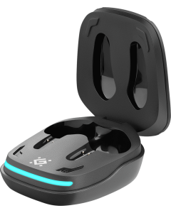 Бездротові нівушники вкладиші Defender CyberDots 285 ігрові TWS Чорні (Black)