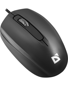 Миша Defender Alpha MB-507, тиха, 1,8м Чорна (Black)
