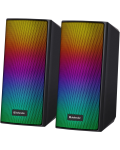 Колонки мультимедийные Defender Spitfire 6W, USB, Bluetooth черный (Black)