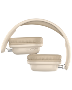 Беспроводные полноразмерные наушники Defender FreeMotion B640 Бежевые