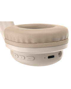 Беспроводные полноразмерные наушники Defender FreeMotion B640 Бежевые