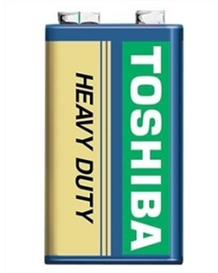 Батарейки Toshiba 6F22 коробка (1шт)