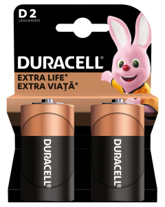 Батарейки Duracell D/ LR20 /MN1300 KPN 02*10 (2 шт)