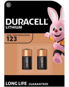 Батарейка Duracell DL 123 (2 шт)