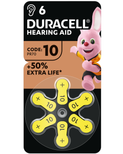 Батарейка Duracell HA 10 (6шт)