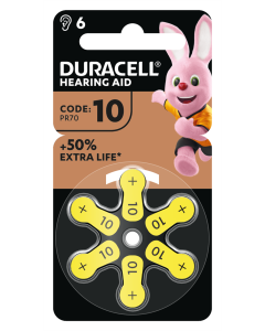 Батарейка Duracell HA 10 (6шт)