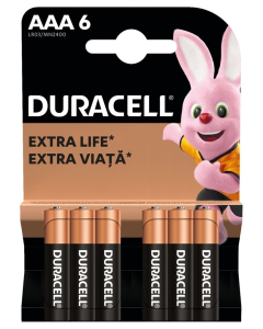 Батарейка AAA/LR03 Duracell MN2400 (6 шт)