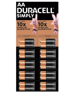 Батарейки AA/LR6 Duracell MN1500 (плакат 20шт)
