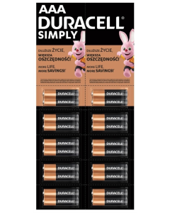 Батарейки AAA/LR03 Duracell MN2400 (плакат 20шт)
