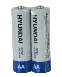 Батарейки AA/LR06 Hyundai Shrink щелочные (2 шт)
