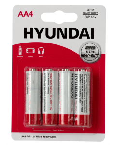 Батарейки AA/R6 Hyundai BL4 Heavy Duty (4шт)