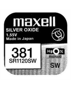Батарейка MAXELL SR1120SW 1PC EU MF (1 шт)