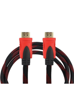 Кабель HDMI- HDMI 1.4V 10m Чорний Червоний (Black Red)