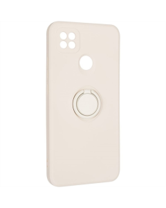 Чехол-накладка для Xiaomi Redmi 9C Gelius с кольцом для удержания Бежевый (Айвори)