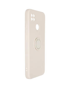 Чехол-накладка для Xiaomi Redmi 9C Gelius с кольцом для удержания Бежевый (Айвори)