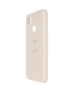 Чехол-накладка для Xiaomi Redmi 9C Gelius с кольцом для удержания Бежевый (Айвори)