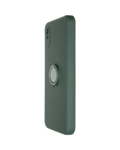 Чохол-накладка для Xiaomi Redmi 9A Gelius Ring Holder Case Зелена (Темно-зеленый)