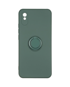 Чохол-накладка для Xiaomi Redmi 9A Gelius Ring Holder Case Зелена (Темно-зеленый)