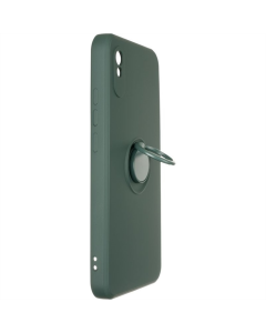 Чохол-накладка для Xiaomi Redmi 9A Gelius Ring Holder Case Зелена (Темно-зеленый)