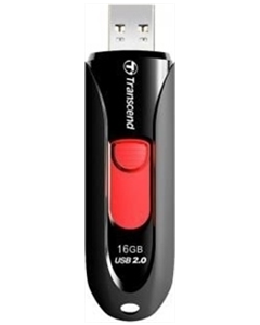 USB Флеш 16Gb Transcend JetFlash 590 Чорна (Black)