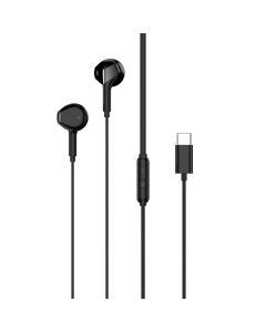 Навушники з мікрофоном Gelius SonicWave GP-HP025 (Type-C) Чорні (Black)