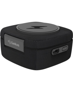 Bluetooth колонка Gelius AirBeat GP-BS550 з бездротовою зарядкою Чорна (Black)