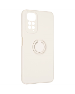 Чехол-накладка для Xiaomi Redmi Note 11 Gelius Ring Holder Case Белый (Айвори)