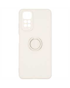 Чехол-накладка для Xiaomi Redmi Note 11 Gelius Ring Holder Case Белый (Айвори)