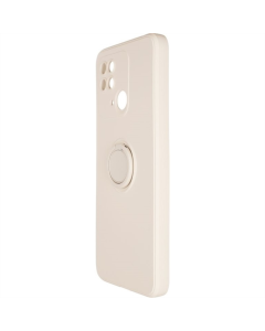 Чехол-накладка для Xiaomi Redmi 10C Gelius Ring Holder Case Бежевый (Айвори)
