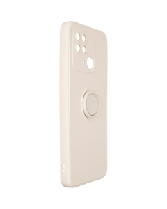 Чехол-накладка для Xiaomi Redmi 10C Gelius Ring Holder Case Бежевый (Айвори)