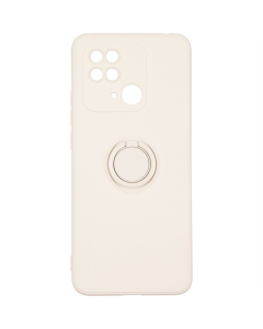Чехол-накладка для Xiaomi Redmi 10C Gelius Ring Holder Case Бежевый (Айвори)