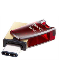 USB флеш-накопитель 32 Гб APACER AH180 Type-C Dual USB 3.1 Красный (Red)