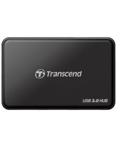 USB хаб TRANSCEND SuperSpeed Hub TS-HUB3K USB 3.0 Чорний (Black)